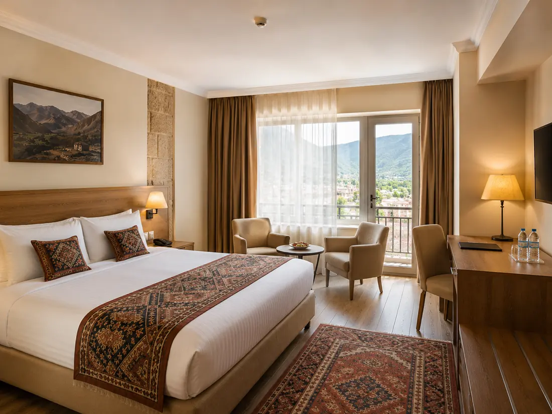 Room with mountain view