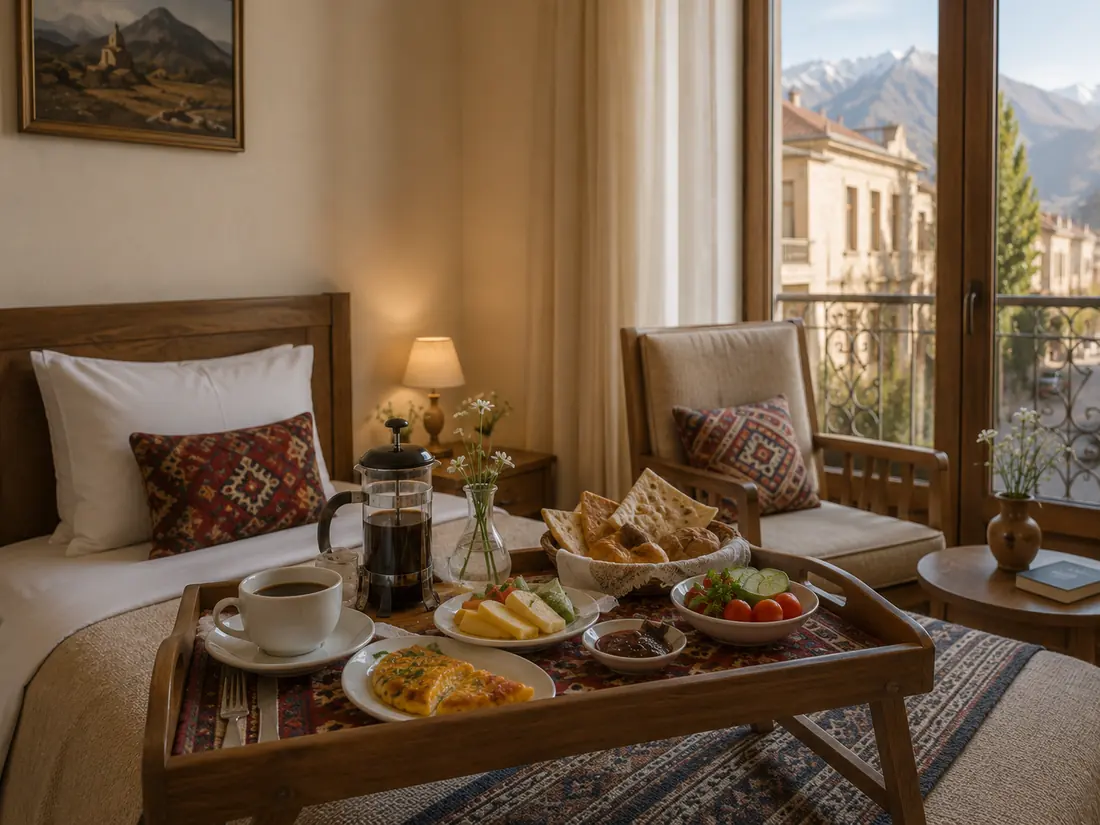 Breakfast in room